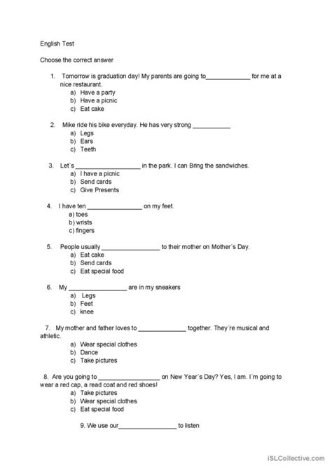 ooe english level test|Sample Tests .